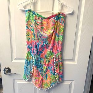Lilly Pulitzer Strapless Romper Size M